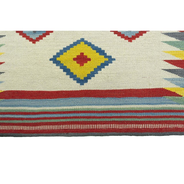 Handwoven Kilim Rug For Sale - Image 6 of 9