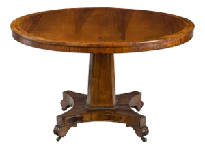 Antique English Regency Rosewood Centre Table