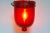 Persian Persian Red Pendant Glass Lantern For Sale - Image 3 of 7
