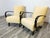 Yellow Set of Armchairs by Jindrich Halabala, 1940s For Sale - Image 8 of 18