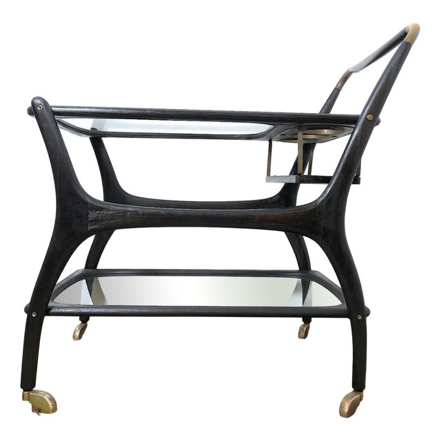 Vintage Italian Bar Cart by De Baggis, 1950s For Sale