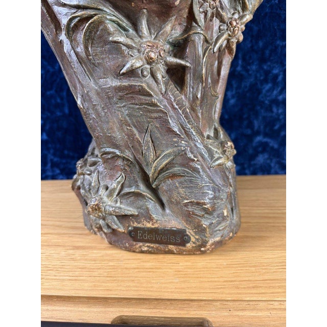 According to Villanis, Edelweiss 1890s, Ceramic For Sale - Image 3 of 8