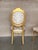 Early 20th Century French Louis XVI Style Parcel Gilt and Painted Side Chair For Sale - Image 4 of 18