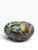 Late 20th Century Vintage Large Chinese Hand-Painted Famille Rose Peach-Shaped Covered Porcelain Box For Sale - Image 5 of 7