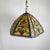 Tiffany Stained Glass Pendant Light, 1960s For Sale - Image 16 of 16