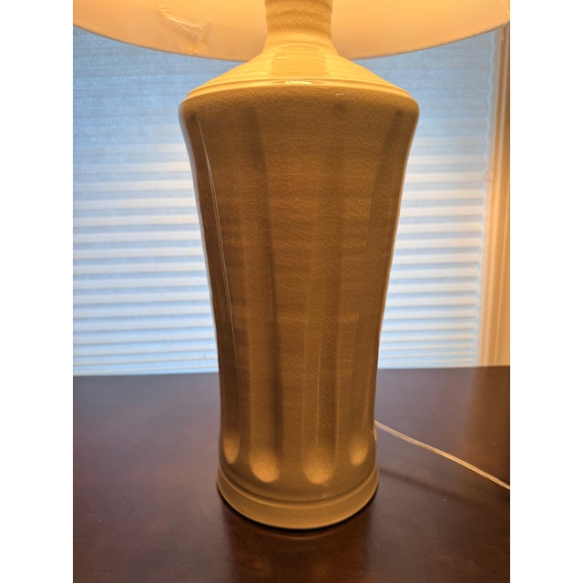 Early 21st Century Simon Pearce Belmont Pottery Table Lamp Base For Sale - Image 5 of 7