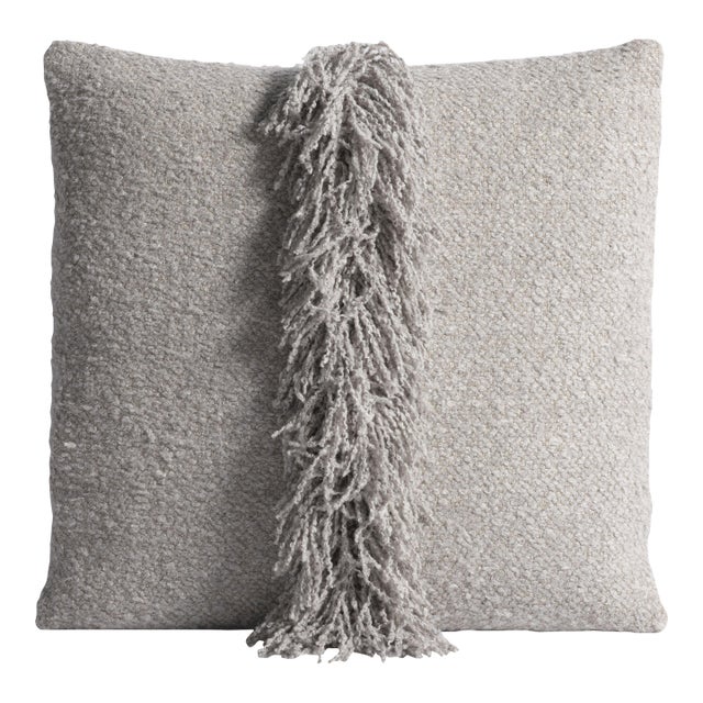 Lancaster Signature Fringe Pillow in Berber Shell For Sale