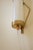 1950s Small Brass and Glass Wall Scone by Maria Lindeman, Finland For Sale - Image 9 of 10