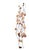 A single organic MCM style tall metal and natural wood wall sculpture. The wall art consists of black metal branches with...