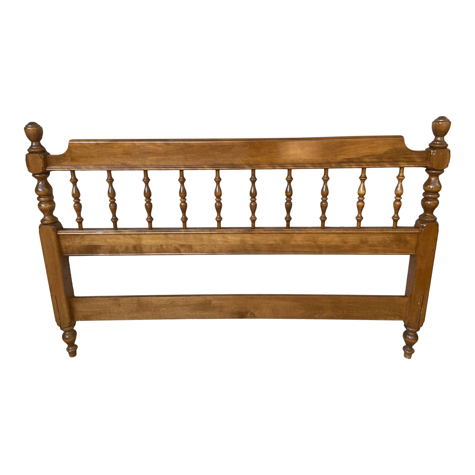 1980s Ethan Allen Heirloom Nutmeg Maple Queen Headboard Chairish