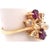 14 Karat Yellow Gold Freeform Ruby and Diamond Ring For Sale - Image 4 of 6
