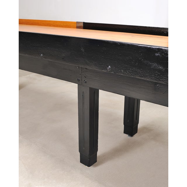20th Century Americana Arcade Shuffleboard Game Table 22 Ft For Sale - Image 14 of 18