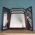 Vintage Triptych Mirror with Adjustable Centre Mirror For Sale - Image 3 of 12