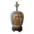 Vintage Chinoiserie Lamp With Colorful Asian Figures For Sale