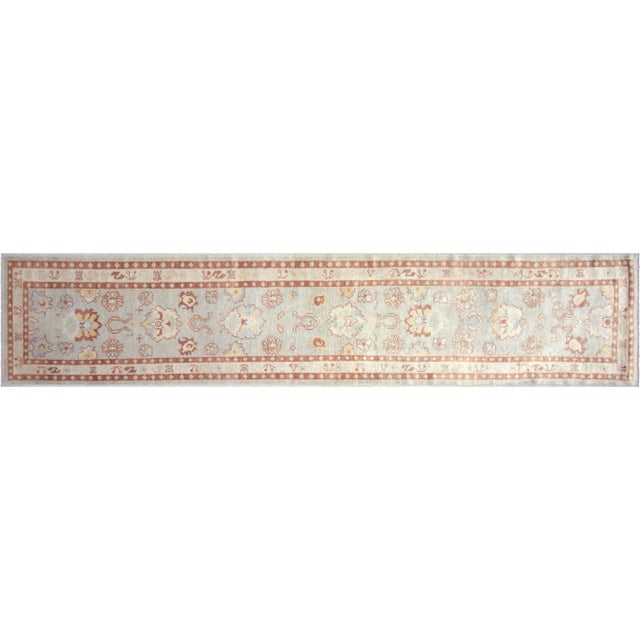 1990s Turkish Oushak Runner For Sale In Los Angeles - Image 6 of 6