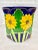 Vintage Heavy Mexican Sunflower Planter For Sale - Image 12 of 12
