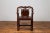 Chinese Rosewood 19th Century Chair with Hand Carved Back and Arm Supports For Sale In New York - Image 6 of 13