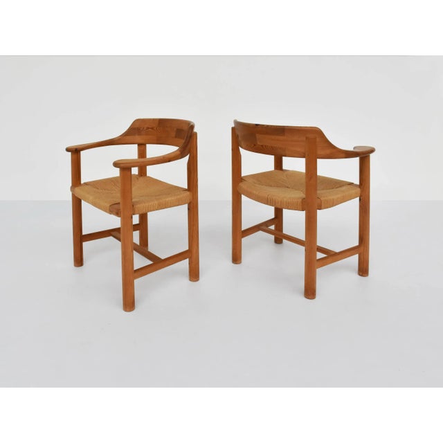 Wood Extendable Pine Wood Table with Chairs Mod. To Love by Rainer Daumille, Denmark, 1977, Set of 7 For Sale - Image 7 of 13