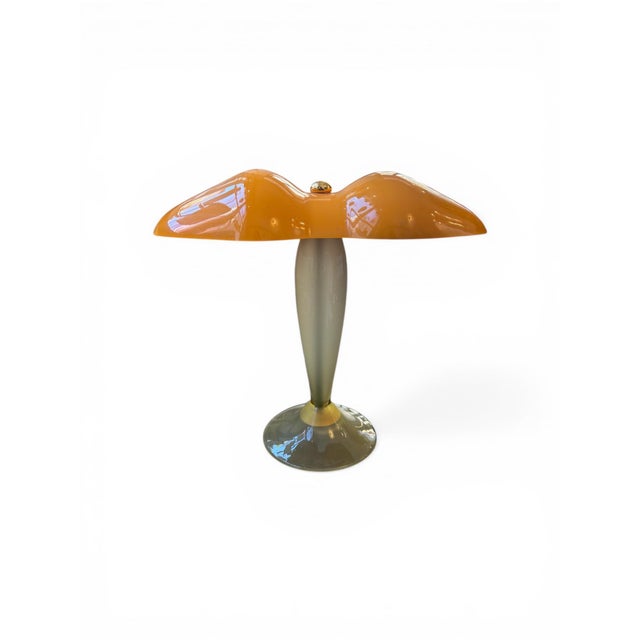 Gray Office Table Lamp in Murano Glass by Carlo Moretti, 1980s For Sale - Image 8 of 8