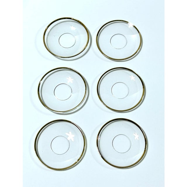 Vintage Baldwin Brass Candlesticks With Glass Bobeches, Set of 6 For Sale - Image 11 of 12