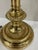 Pair of 1990s Gold Plated Candlestick Lamps For Sale - Image 9 of 11