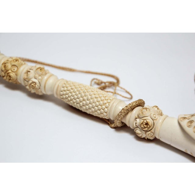 Carved Turkish Meerschaum Pipe, Moorish Style, Hand-Crafted, 1950 For Sale - Image 14 of 18