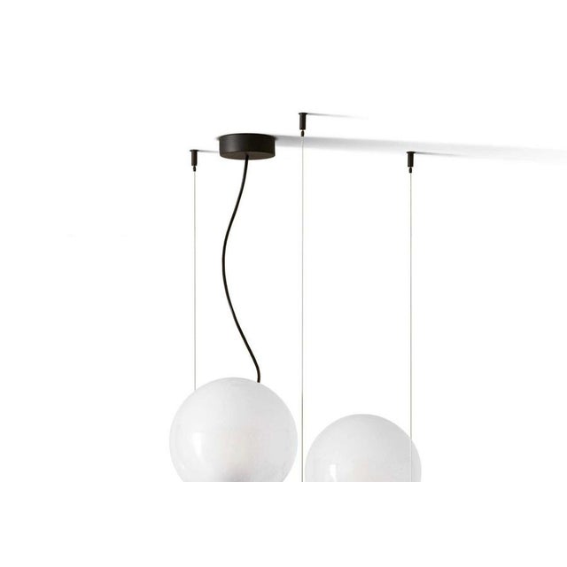 Black Modern Constellation Chandelier in Black Metal & Glass from Cassina For Sale - Image 8 of 13