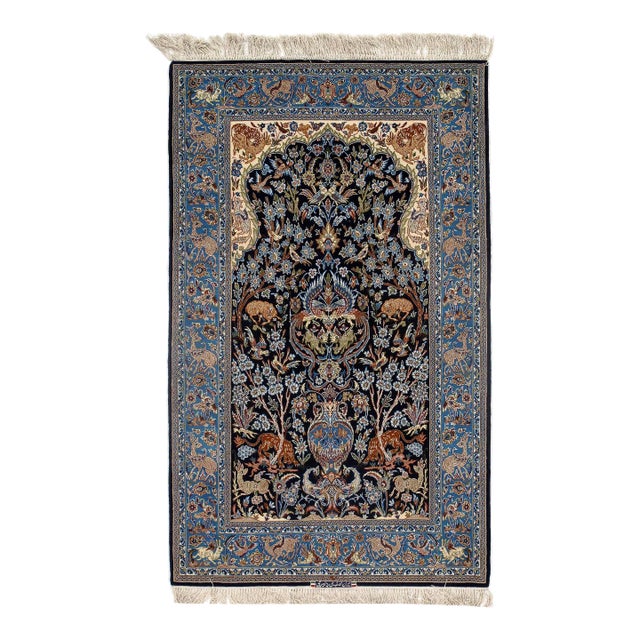 2020s Navy Persian Isfahan For Sale