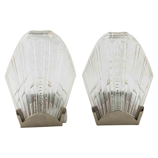 French Art Deco Sconces, 1940s, Set of 2 For Sale - Image 14 of 14