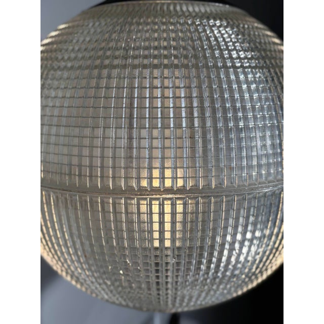 Parisian Globe on Chrome Stand from Holophane, France, 1970s For Sale - Image 11 of 14