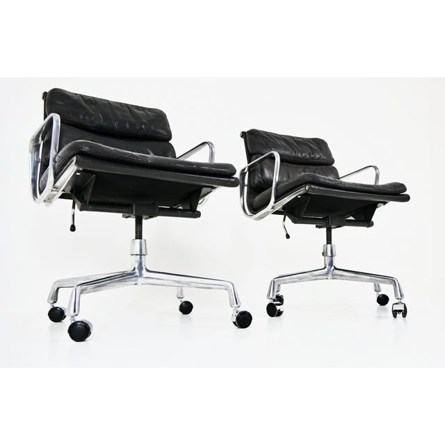 Soft Pad Chairs by Charles & Ray Eames for Ring Mobelfabrikk, Norway, 1970s, Set of 2 For Sale - Image 10 of 14