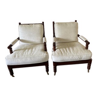 Hickory Chair Furniture Company Spindle Chairs - a Pair For Sale