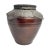 A rare Japanese copper vase from the Meiji period. Kazari-tsubo are pottery covered with a cloth and string for...