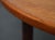 Scandinavian Modern Round Teak Coffee Table, Denmark, 1960s For Sale - Image 6 of 9