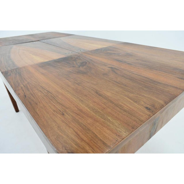Czechoslovakian Extendable Dining Table in Walnut by Jindrich Halabala, 1940s For Sale - Image 13 of 18
