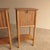 Striped Oak Bedside Tables, Set of 2 For Sale - Image 4 of 13