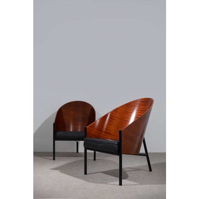 Metal Set of Vintage Lounge Chairs by Philippe Starck for Driade, 1980s For Sale - Image 7 of 12