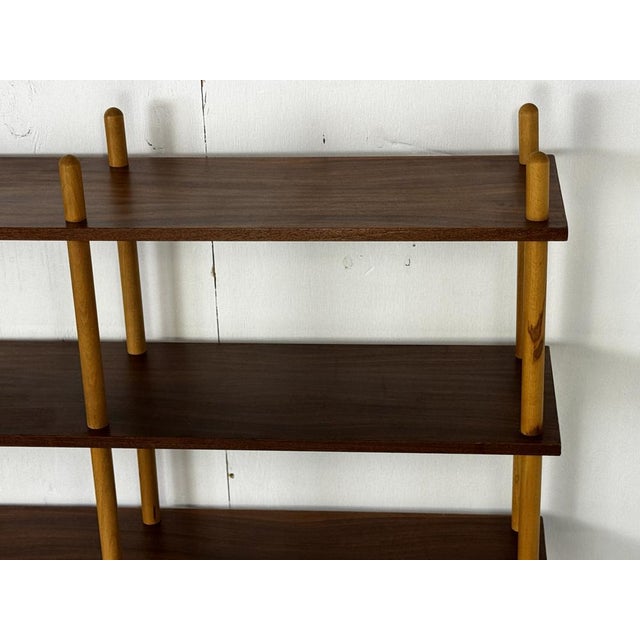 Mid-Century Modernist Teak Stick Wall Cabinet attributed to Willem Lutjens for Gouda Den Boer, 1950s For Sale - Image 12 of 18