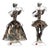 Venetian Glass Sculptures from Murano Goldoni, Set of 2 For Sale