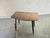 Small Mid-Century Vintage Side Table with Tapered Black Legs & Brass Ferrules For Sale - Image 6 of 6