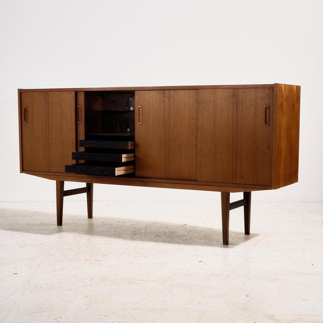 Mid-Century Teak Highboard, 1960s For Sale - Image 4 of 18
