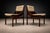 Gray Brazilian Modern Set of Five Rosewood & Leather Dining Chairs, Jorge Zalszupin, Brazil, 1960s For Sale - Image 8 of 14