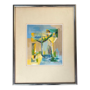 1970’s Original Abstract Expressionist Still Life Painting