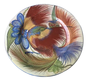 Aldana Pottery Topeka and Santa Fe Railway Company’s Fred Harvey Alvarado Hotel Bird Wall Art