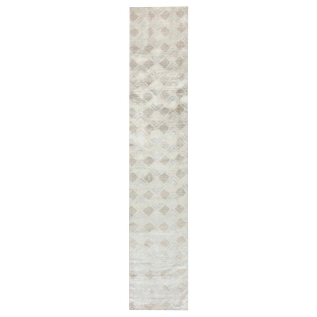 Modern Tibetan Silk Runner by Doris Leslie Blau For Sale