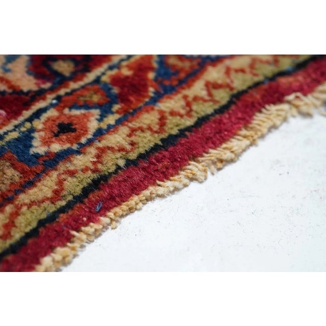 Textile Antique Sarouk Rug 9'1'' x 12'0'' For Sale - Image 7 of 12