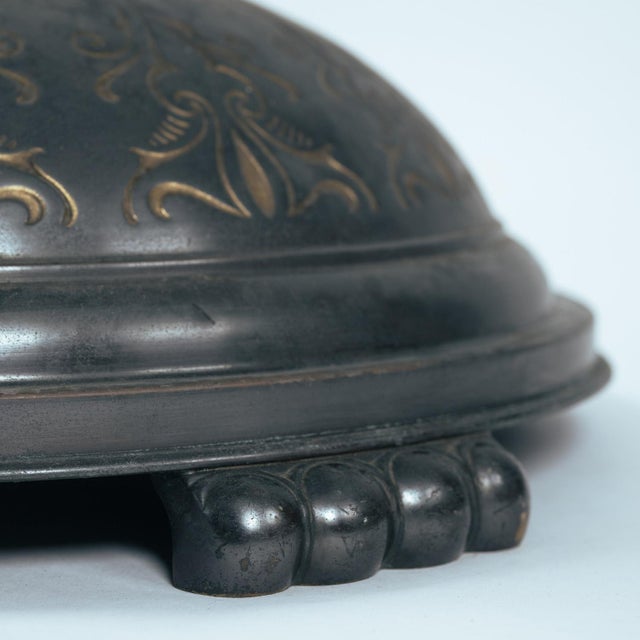 Dutch Art Nouveau Occasional Table with Floral Relief Decoration, 1920s For Sale - Image 6 of 16