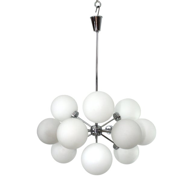 Sputnik Chandelier from Nikoll, 1960s For Sale