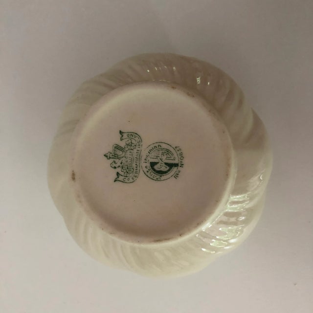 1970s Vintage Belleek Fine China Sugar Bowl For Sale - Image 5 of 6
