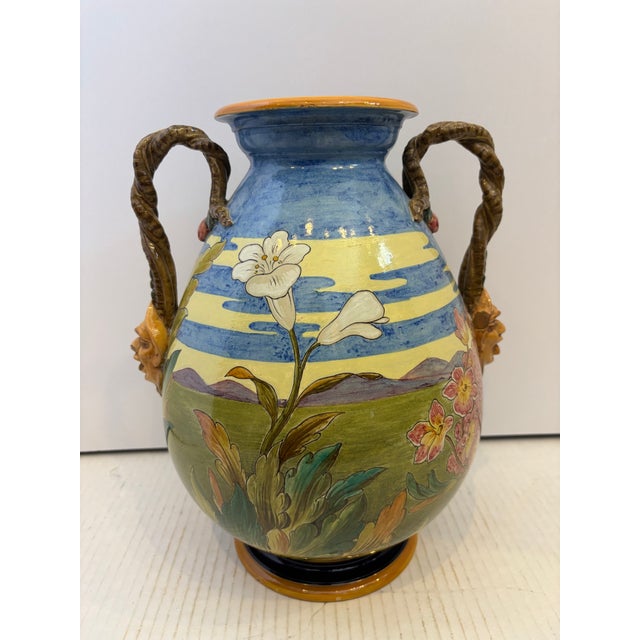 Rare 19th Century Ginori Figural Vase For Sale In West Palm - Image 6 of 13